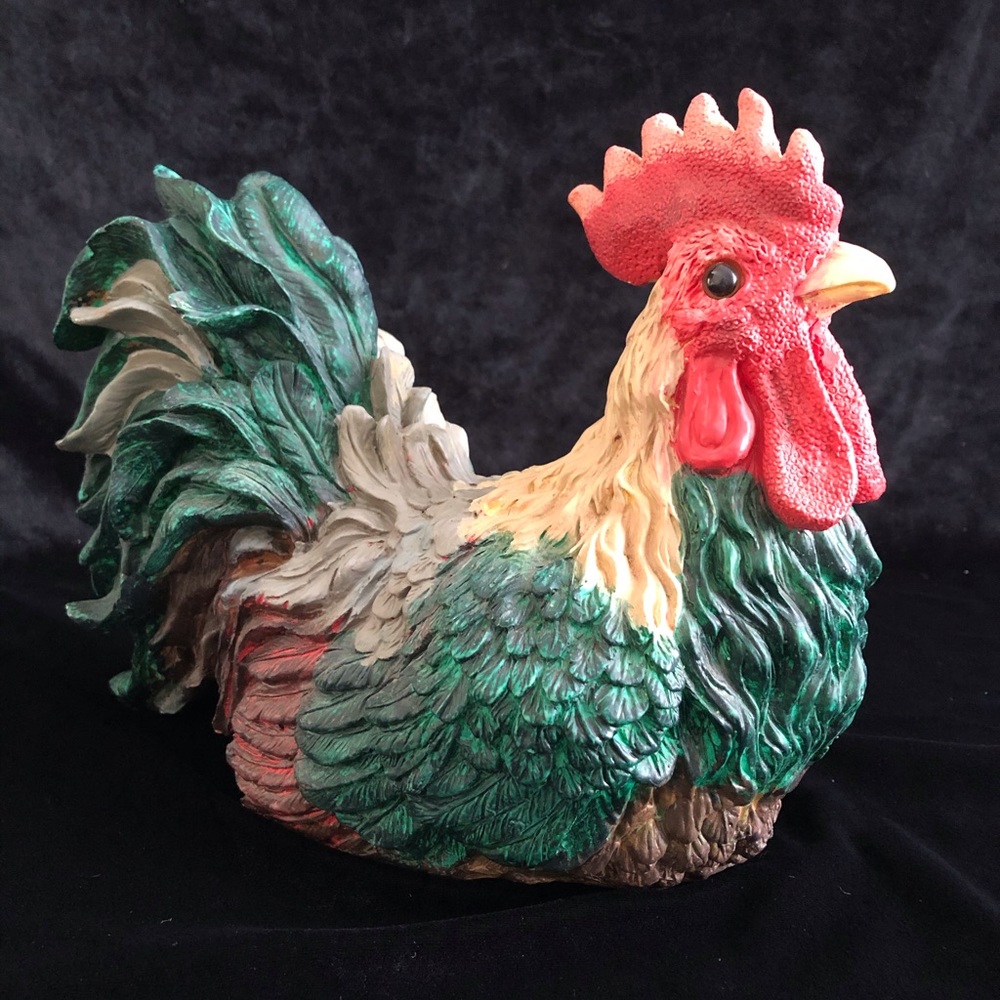 Colorful Resin Rooster